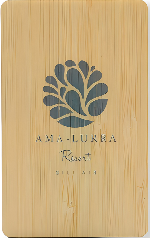 Ama Lurra Hotel carte en bois