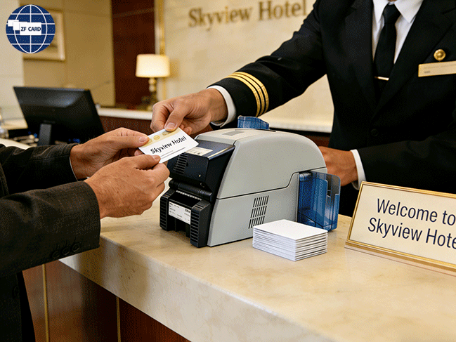 Réduction des coûts et amélioration de l’efficacité + renforcement de la marque: l’avantage principal des cartes à puce vierges des hôtels