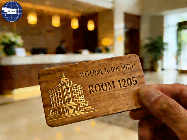 Texture et Intelligence coexistent! Les cartes en bois RFID redéfinissent la nouvelle expérience des cartes à clés intelligentes dans les hôtels