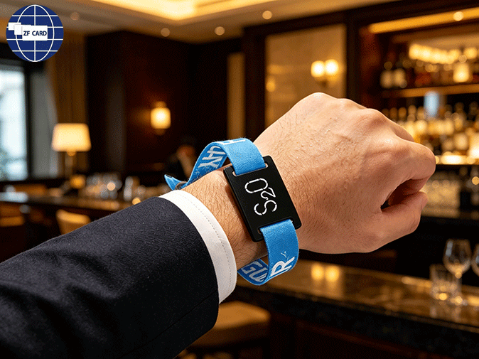 Vulgarisation scientifique de bracelet RFID tissé: libérer de nouvelles façons de gestion intelligente et de Service dans les hôtels