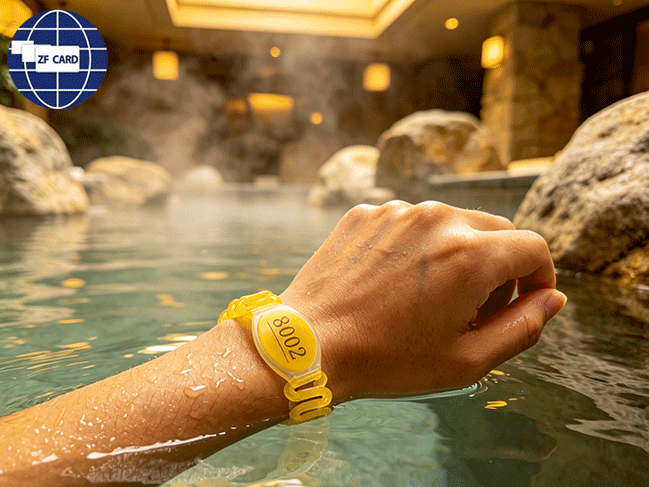 Bracelet RFID bobine en plastique: une Solution d’identification intelligente adaptée à l’hôtel Sauna de source chaude