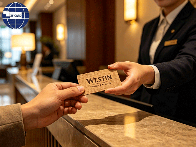 Nouvelle tendance dans les mises à niveau de cartes clés d’hôtel: analyse des avantages des cartes de contrôle d’accès en bois RFID écologiques remplaçant les cartes en plastique