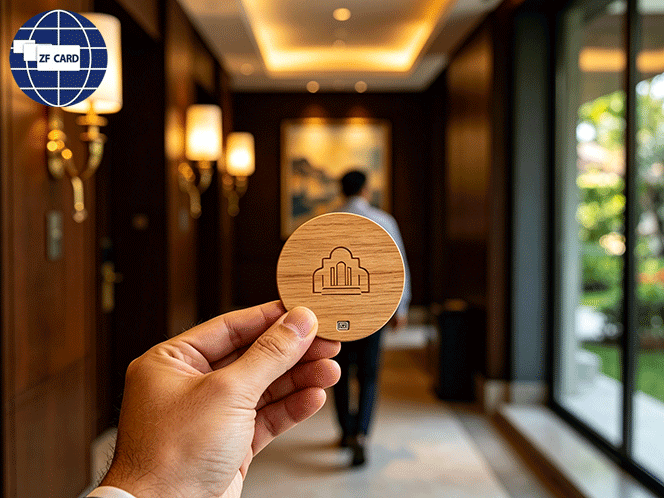 Un Guide complet pour l’achat de cartes clés RFID pour les hôtels circulaires en bois dans les Resorts de charme