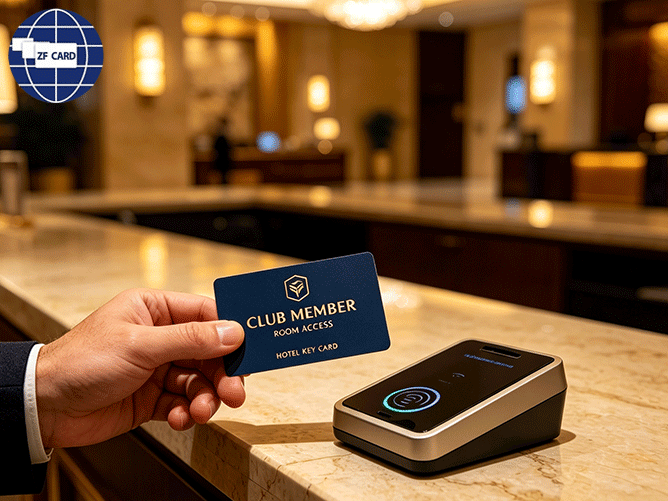 Carte clé d’hôtel de Club de luxe: carte imprimable de contrôle d’accès d’hôtel de fréquence Radio de PVC de CR80 du fabricant de Source